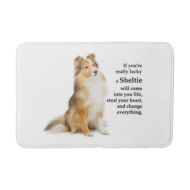 Tapis De Bain Lucky Sheltie (Devant)