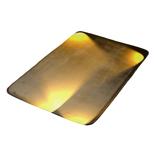 Tapis De Bain Lumières dorées (Angle)