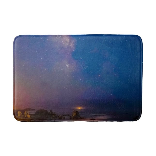 Tapis De Bain Lunar Eclipse et Milky Way | Bandon Beach (Devant)