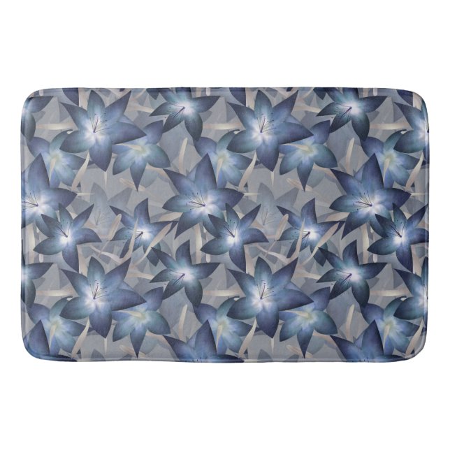 Tapis De Bain Lys bleus (Devant)
