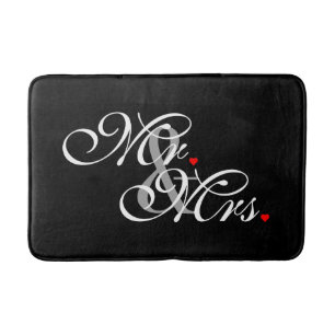 Tapis De Bain M. et Mme Husband Wife His Hers l'épouse