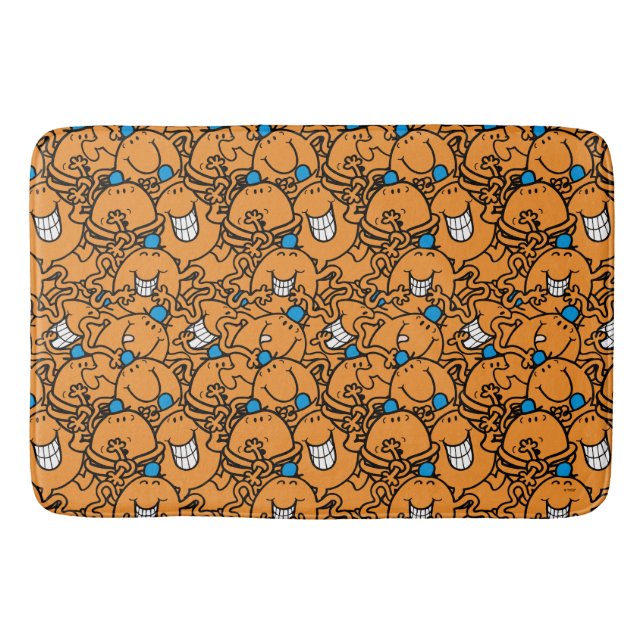 Tapis De Bain M. Tickle | Motif de ticket orange (Devant)