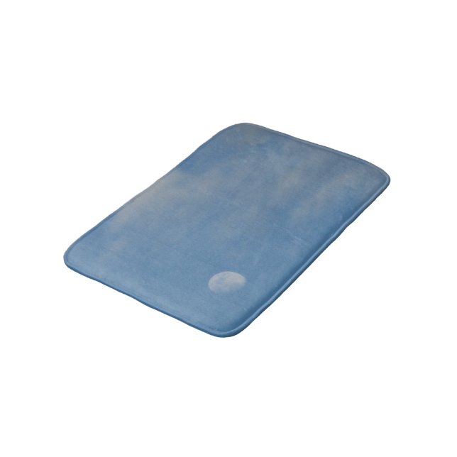 Tapis De Bain Ma Lune de jour Petite mémoire de luxe Mat de bain (Angle)