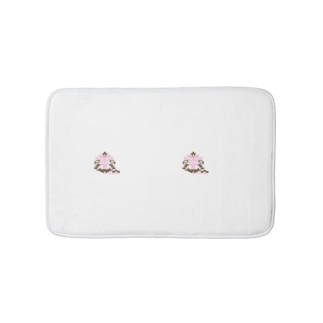 Tapis De Bain Magenta-Rouge, orange jaunâtre (Devant)
