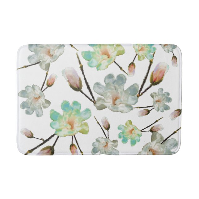 Tapis De Bain Magnolia Motif (Devant)