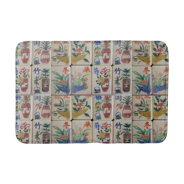 Tapis De Bain Mahjong Salle De Bain Mat (Devant)