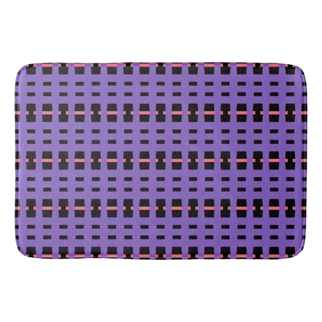 Tapis De Bain Maille violette (Devant)