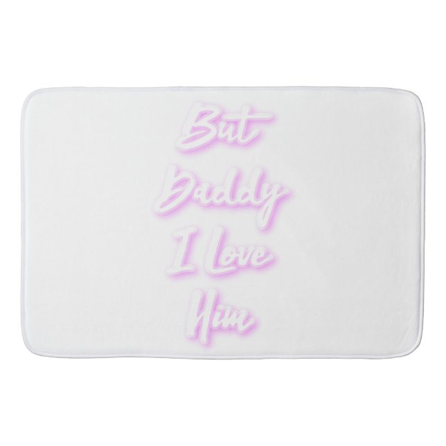 Tapis De Bain "Mais papa je l'aime" bain Matt (Devant)