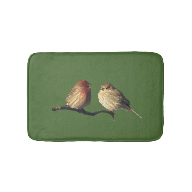 Tapis De Bain Maison Finch Lovebirds Bath Mats (Devant)