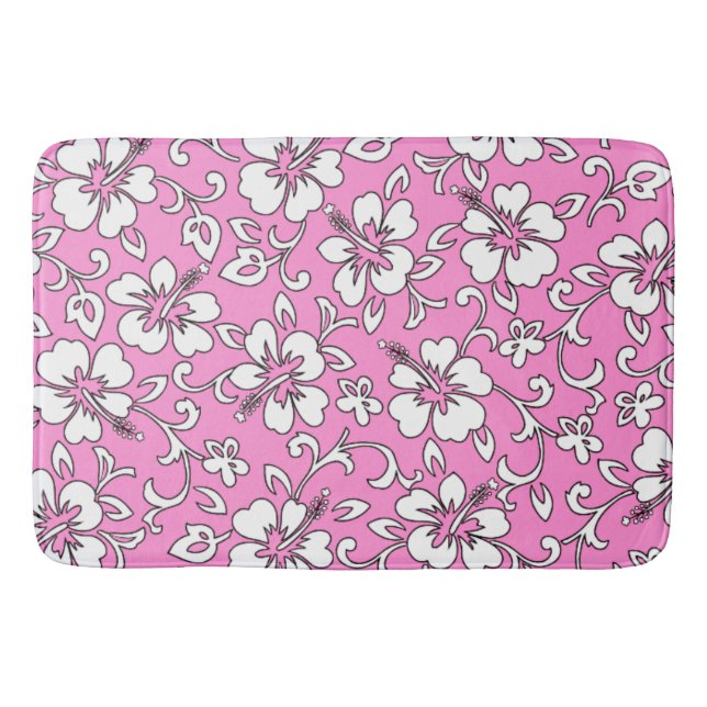 Tapis De Bain Malia Hibiscus Hawaiian Tropical (Devant)