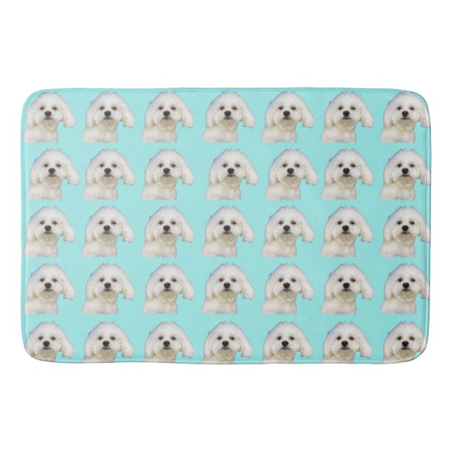 Tapis De Bain Maltais chiot (Devant)