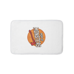 Tapis De Bain Maman de monstres Conception de maman de basket-ba