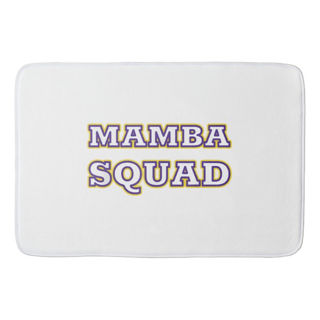 Tapis De Bain Mamba Squad drôle Vêtements pour Amateur de serpen (Devant)