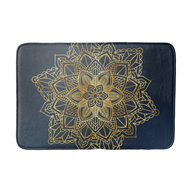 Tapis De Bain Mandala d'or (Devant)