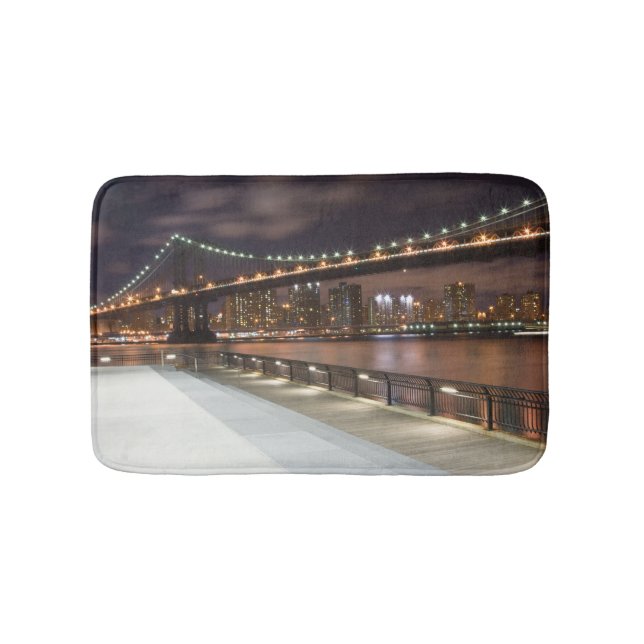 Tapis De Bain Manhattan Bridge et NYC Skyline (Devant)