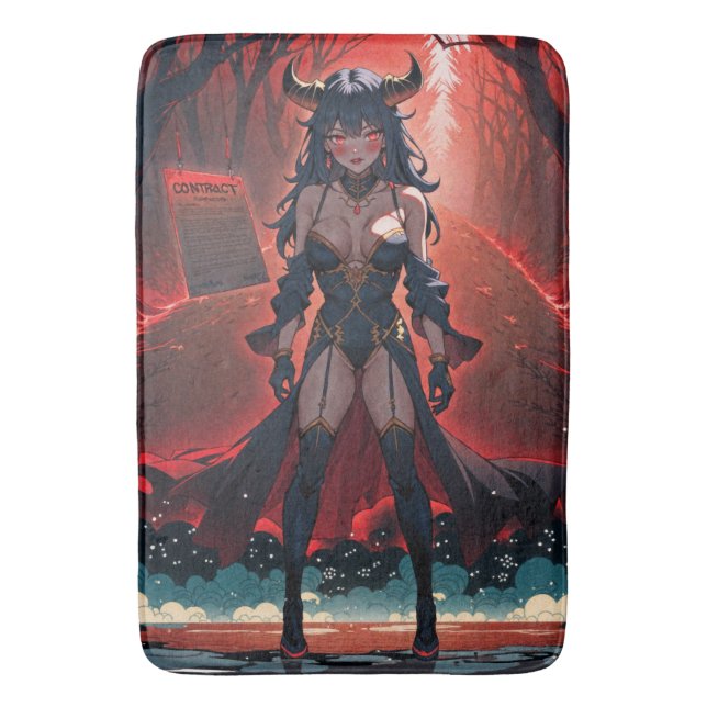 Tapis De Bain Manifestation avec contact à Crossroads, Anime Dem (devant Vertical)