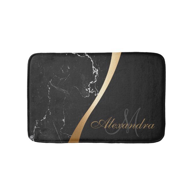 Tapis De Bain Marbre noir (Devant)