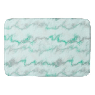 Tapis De Bain Marbre vert et gris