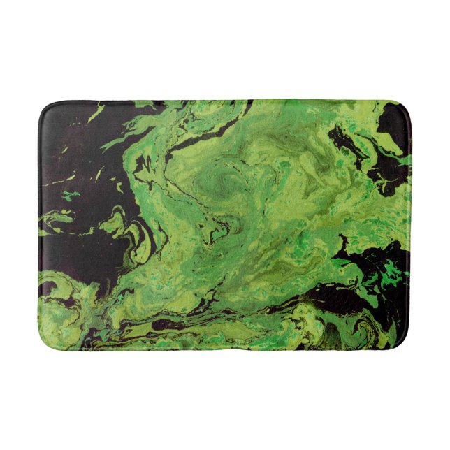 Tapis De Bain Marbre vert noir (Devant)