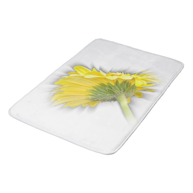 Tapis De Bain marguerite jaune (Angle)