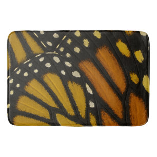 Tapis De Bain Mariposa Orange & Yellow Monarch Butterfly Wing