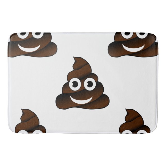 Tapis De Bain marrant pois émoji salle de bain natte bain (Devant)