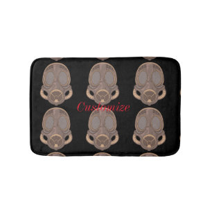 Tapis De Bain Masque gaz vapeur Thunder_Cove