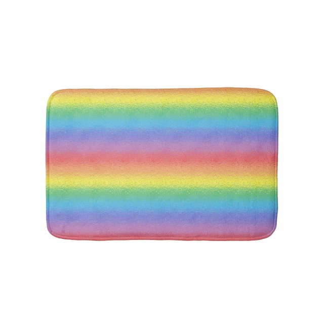 Tapis De Bain Mat à bain arc-en-ciel décongelé (Devant)