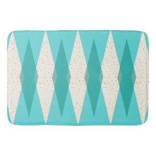 Tapis De Bain Mat-Bain moderne Jacquard du milieu du siècle