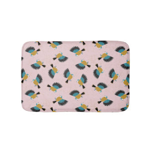 Tapis De Bain Mât bleu eurasien