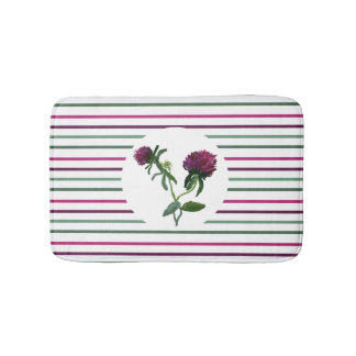 Tapis De Bain Mat de bain à Clover violet