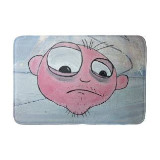 Tapis De Bain Mat de bain à visage amusant !