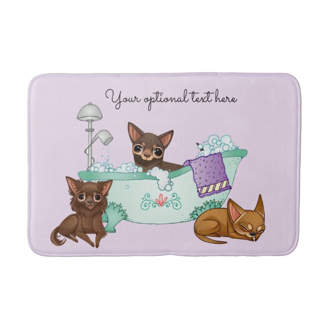 Tapis De Bain Mat de bain Chihuahua (Devant)