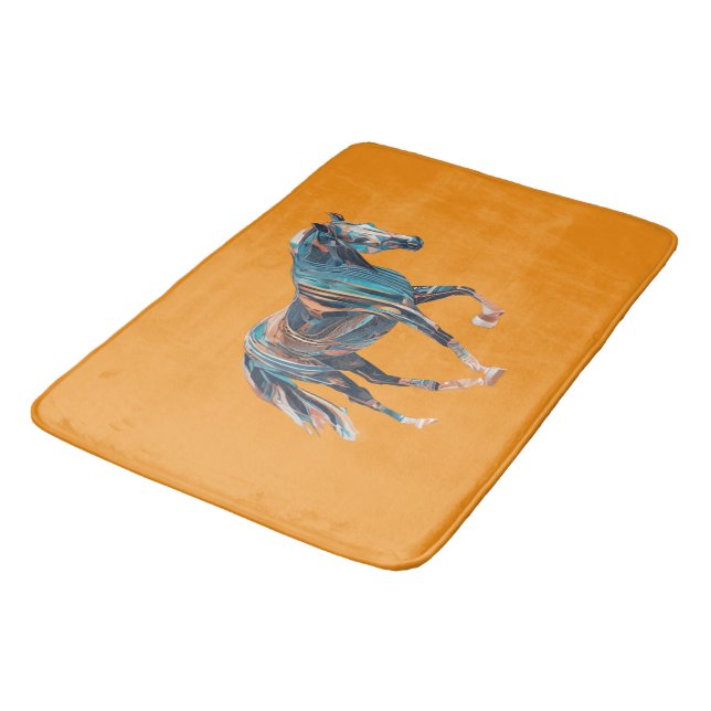 Tapis De Bain Mat de bain de cheval (Angle)