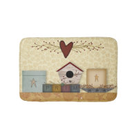 Mat de bain de collection primitive