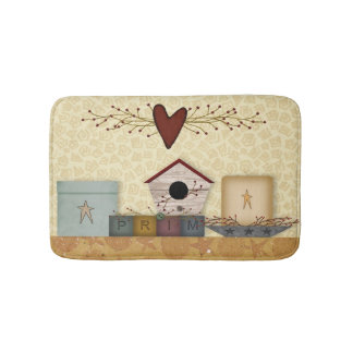 Tapis De Bain Mat de bain de collection primitive
