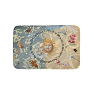 Tapis De Bain Mat de bain de jardin cosmique