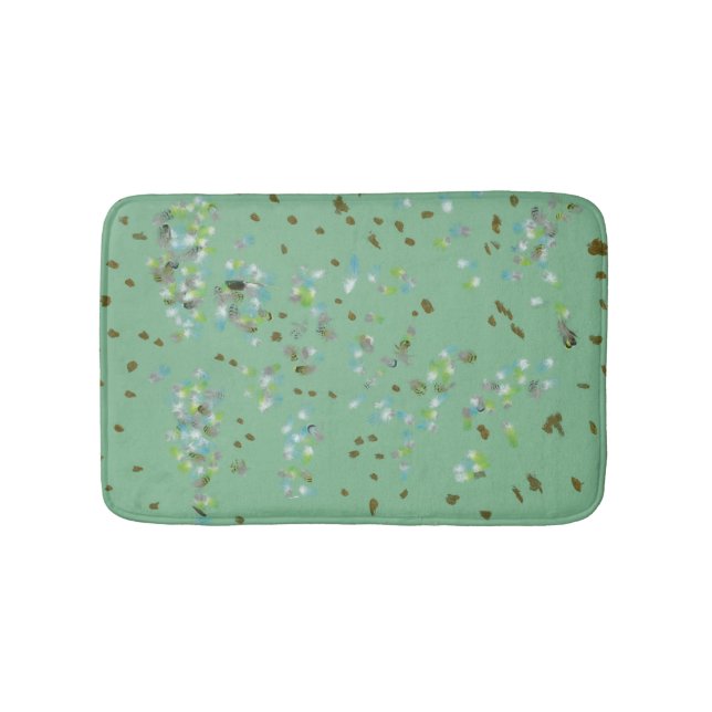 Tapis De Bain Mat de bain d'oiseaux forestiers (Devant)