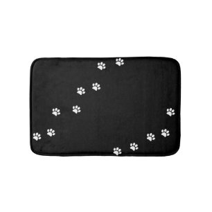 Tapis De Bain Mat de bain Empreintes de pattes