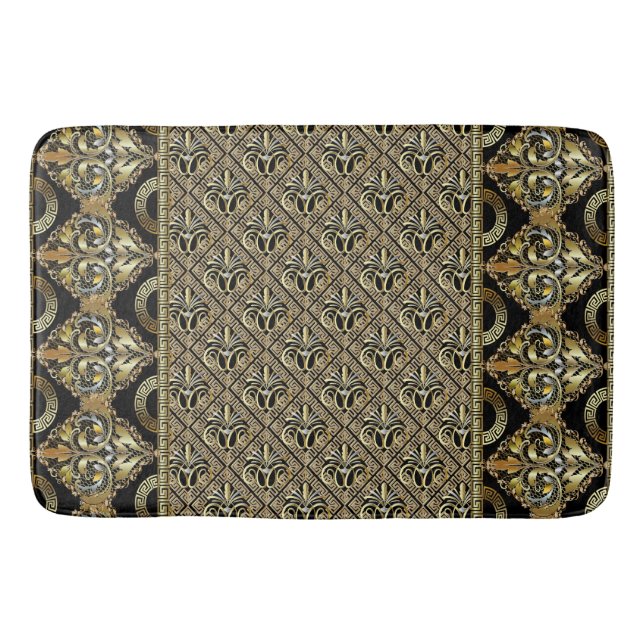 Tapis De Bain Mat de bain en or Art déco (Devant)