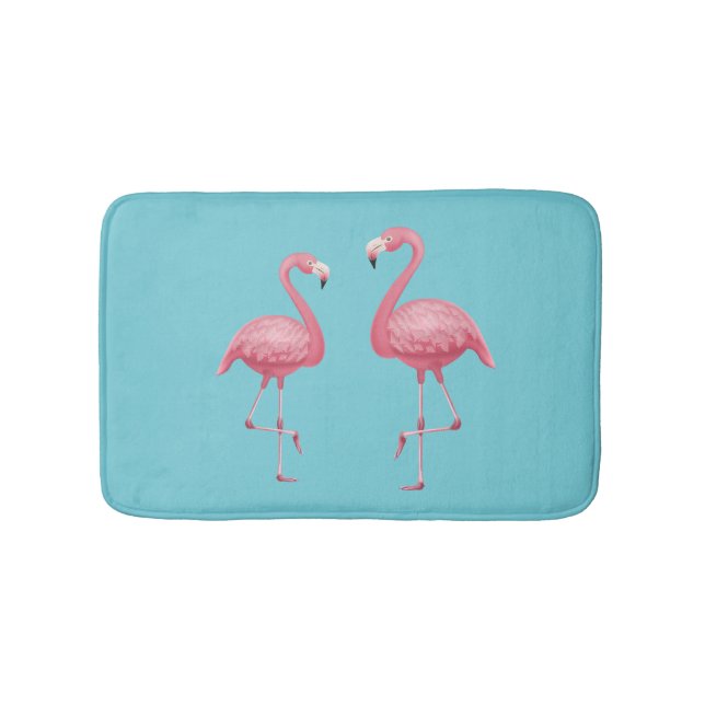 Tapis De Bain Mat de bain Flamant rose (Devant)