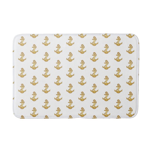 Tapis De Bain Mat de bain Gold Ancre (Devant)
