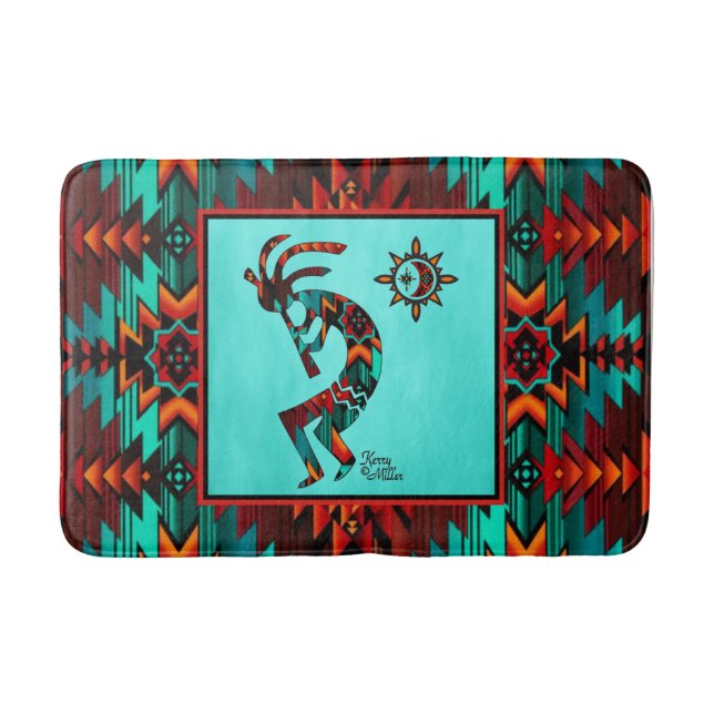 Tapis De Bain Mat de bain Kokopelli Sud-Ouest (Devant)