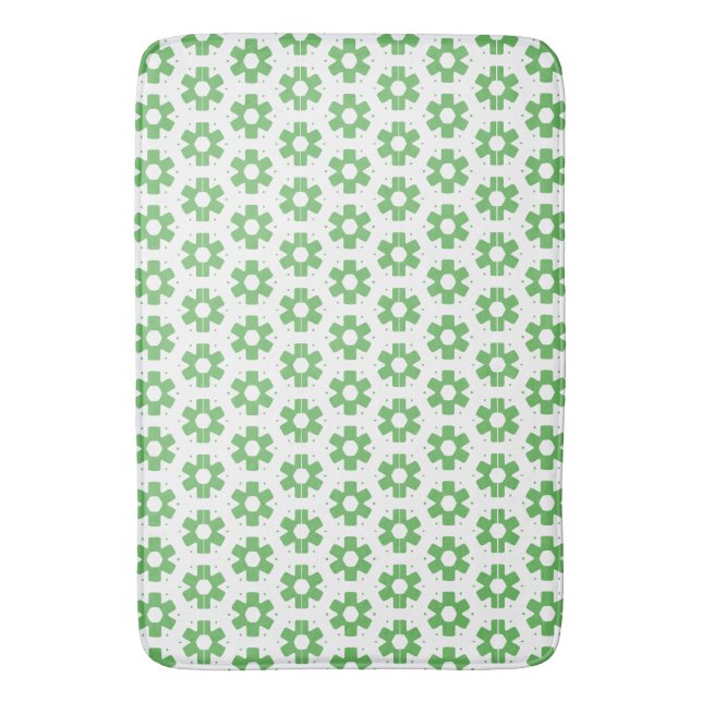 Tapis De Bain Mat de bain (L) - Florets verts Mats de bain (devant Vertical)