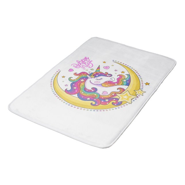 Tapis De Bain Mat de bain magique Unicorne (Angle)