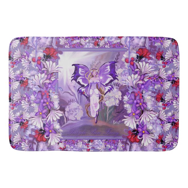 Tapis De Bain Mat de bain mauve Sun fairy (Devant)