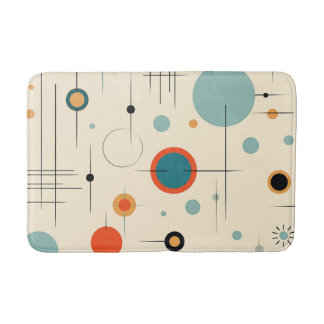 Tapis De Bain Mat de bain moderne du milieu du siècle