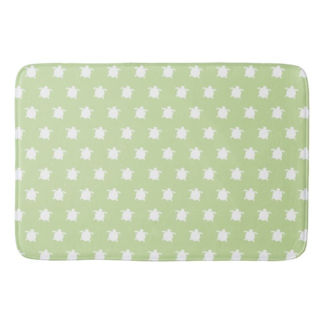 Tapis De Bain Mat de bain Motif de la tortue verte (Devant)
