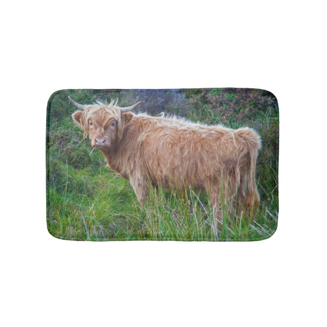 Tapis De Bain Mat de bain pour la vache des jeunes Highlands (Devant)