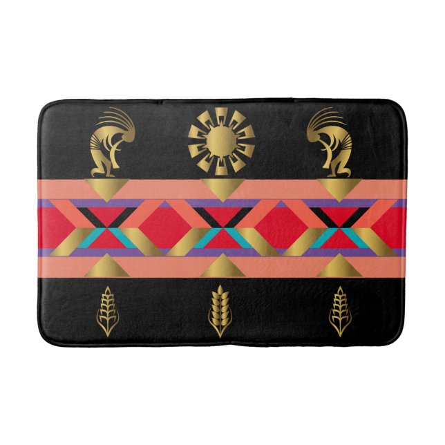 Tapis De Bain Mat de bain Sun Kokopellis du sud-ouest (Devant)